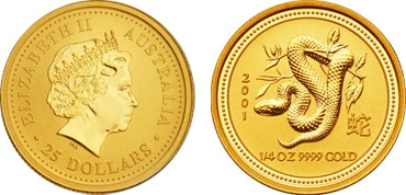 Austrian Lunar Snake Gold Coin